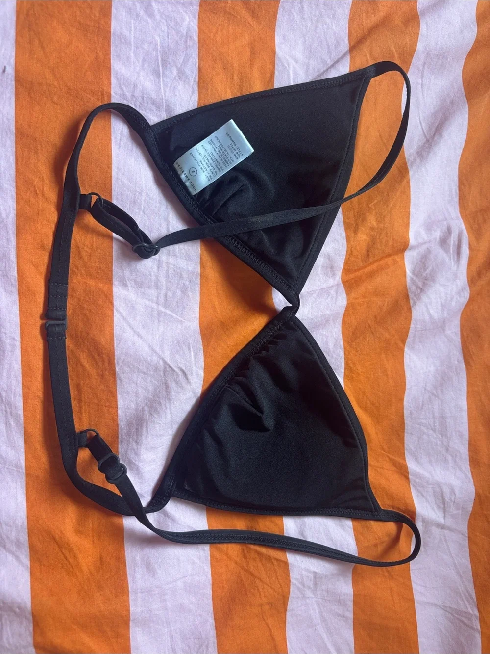 Good American Black Triangle Bikini Top - Picture 3 of 4